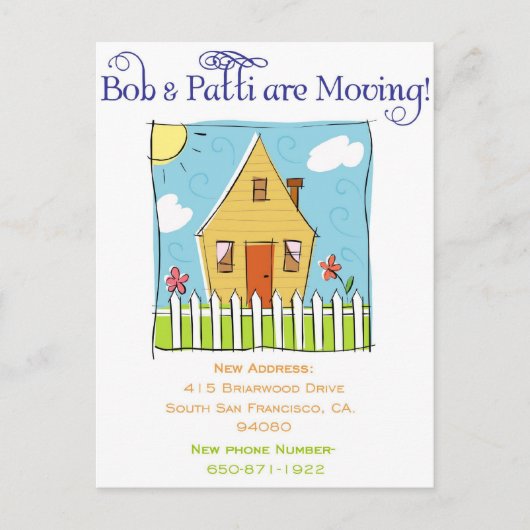 Maman Moving Carte postale (Devant)