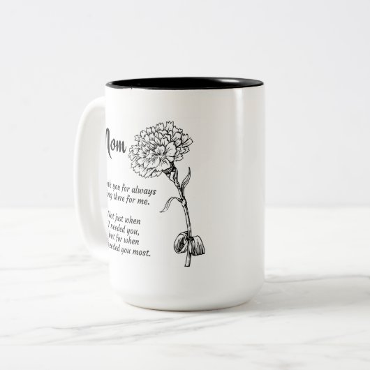 Maman Mug de café (Devant gauche)