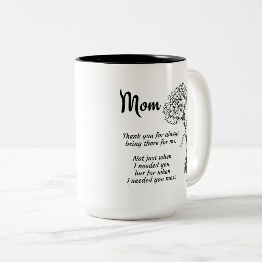 Maman Mug de café (Devant droit)