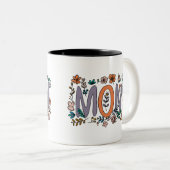Maman Mug Floral (Devant droit)
