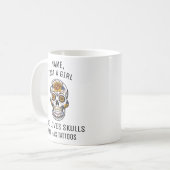 Maman Mug personnalisée, Juste une fille qui aime  (Devant gauche)