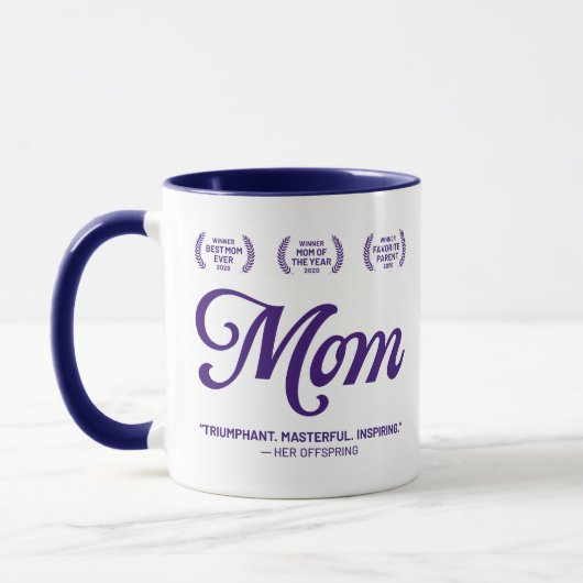 Maman Mug (Poignée et jante en 10 couleurs) (Gauche)