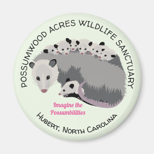 Maman Opossum Magnet
