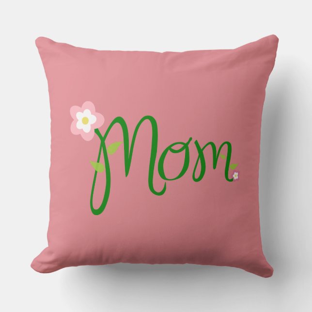 Maman Oreillers Fraise Rose (Recto)