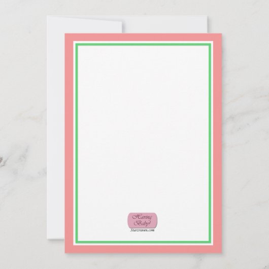 Maman & Papa Birds - Invitations de douches pour b (Dos)