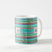 Maman Pastel Stripe Mug (Devant droit)