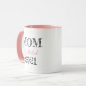 Maman (personnalisable) Etabli 20** Mug (Devant gauche)