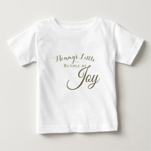 Maman Petit paquet de Joy Baby T-Shirt (Devant)