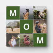 Maman Plaque photo pour la fête des mères (Devant)