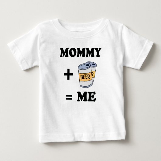 Maman plus le T-shirt de bière (Devant)