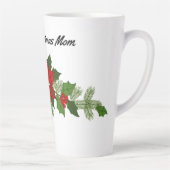 Maman Poinsettias Latte Mug (Droite)