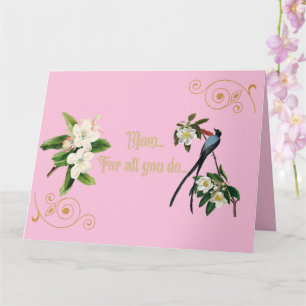 Maman...Pour tout ce que tu fais... Carte de fête