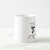 Maman pour Yiayia Tasse avec un nœud (Centre)