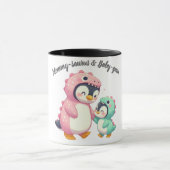 Maman-Saurus & Bébé-Guin Mug (Centre)