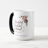 Maman - Script simple et élégant | Mug magique 15o (Devant gauche)