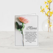 Maman - Simplement Irréparable | Carte Classique - (Fleur jaune)
