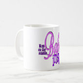 Maman sur l'extérieur - tasse blanche classique (Devant gauche)