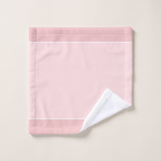 Maman Texte sur les tons rose clair (Gant de toilette)