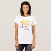 Maman to Bee Theme Genre Reveal T-shirt (Devant entier)