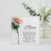 Maman - Tout simplement irremplaçable | Carte clas (Debout devant)