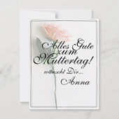 Maman - Tout simplement irremplaçable | Carte clas (Dos)