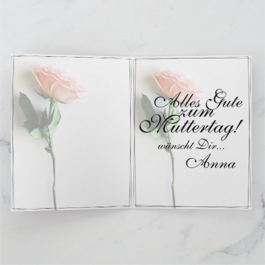 Maman - Tout simplement irremplaçable | Carte clas (Intérieur)