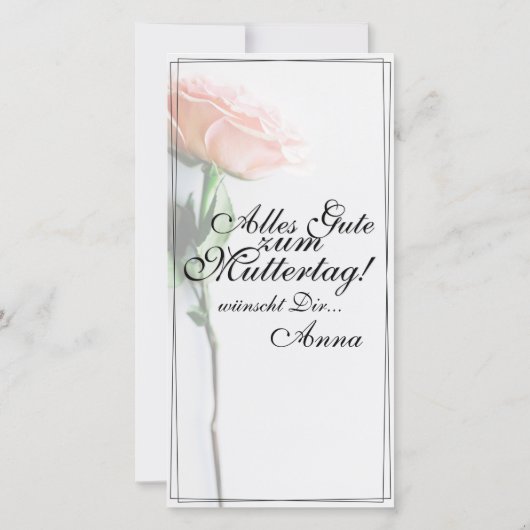 Maman - Tout simplement irremplaçable | Carte clas (Dos)