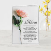 Maman - Tout simplement irremplaçable | Carte clas (Fleur jaune)