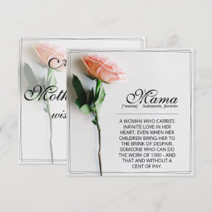 Maman - Tout simplement irremplaçable Carte clas