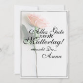 Maman - Tout simplement irremplaçable | Carte clas (Dos)