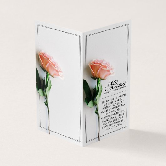 Maman - Tout simplement irremplaçable | Carte clas (Outside)