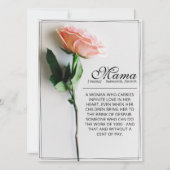 Maman - Tout simplement irremplaçable | Carte clas (Devant)