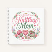 Maman Tricoteuse - Cahier Spiralé (Devant)