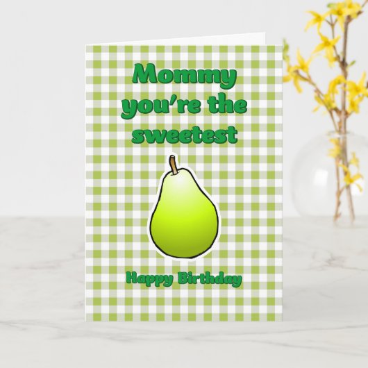 Maman, tu es la carte d'anniversaire la plus douce (Fleur jaune)