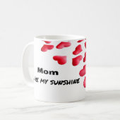 "Maman, tu es ma Sunshine" Mignonne cadeau Mug pou (Devant gauche)