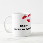 "Maman, tu es ma Sunshine" Mignonne cadeau Mug pou (Gauche)