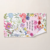 Maman, Tu Es Mon Étoile Directe ! - La Mère de coe (Serviette à main)