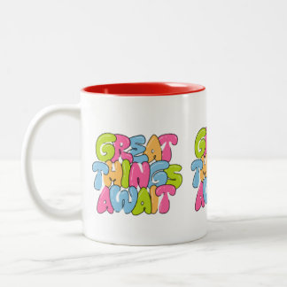 "Maman, Tu Es Ses Ailes" Mug À Deux Tons - Belle