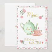 Maman, tu seras toujours ma carte de thé préférée (Devant / Derrière)