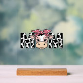 Maman Vache Mignonne Nœud Conception Graphique_1 (Neutre)