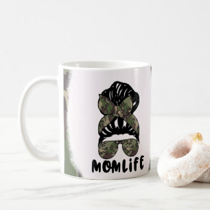 Maman Vie Camouflage Camo Design Café Mug Cup