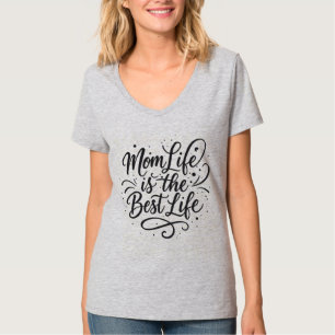 Maman vie est la meilleure vie - T-shirt design po