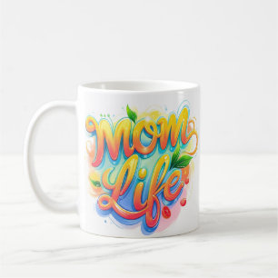 Maman Vie Nom personnalisé Mug - Citronnelle Inspi