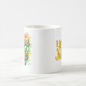 Maman Vie Nom personnalisé Mug - Citronnelle Inspi (Centre)