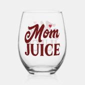 Maman Vin Jus Verre sans pierre (Verso)