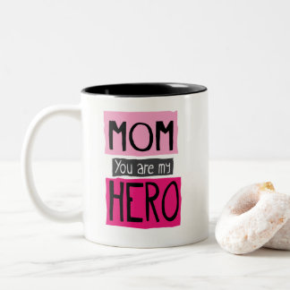 Maman vous êtes ma tasse de graphique de héros