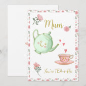 Maman, vous êtes une carte tea-riffic (Devant / Derrière)