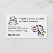 Mamans 4 plus de carte de visite 2 (Dos)