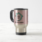 Maman's Cosy Pink and Blue Home Mug thermique (Devant gauche)