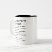 Maman's Favorite Sayings Funny Maman cite Mug (Devant gauche)